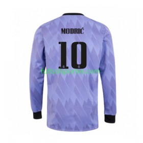 Camiseta Real Madrid Modrić 10 Segunda Equipación 2022/2023 Manga Larga
